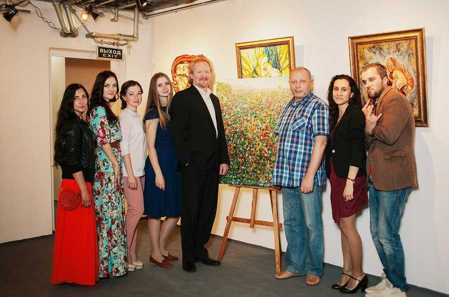 Апрель 2014 г. Открытие  выставки в галерее «Надар»
