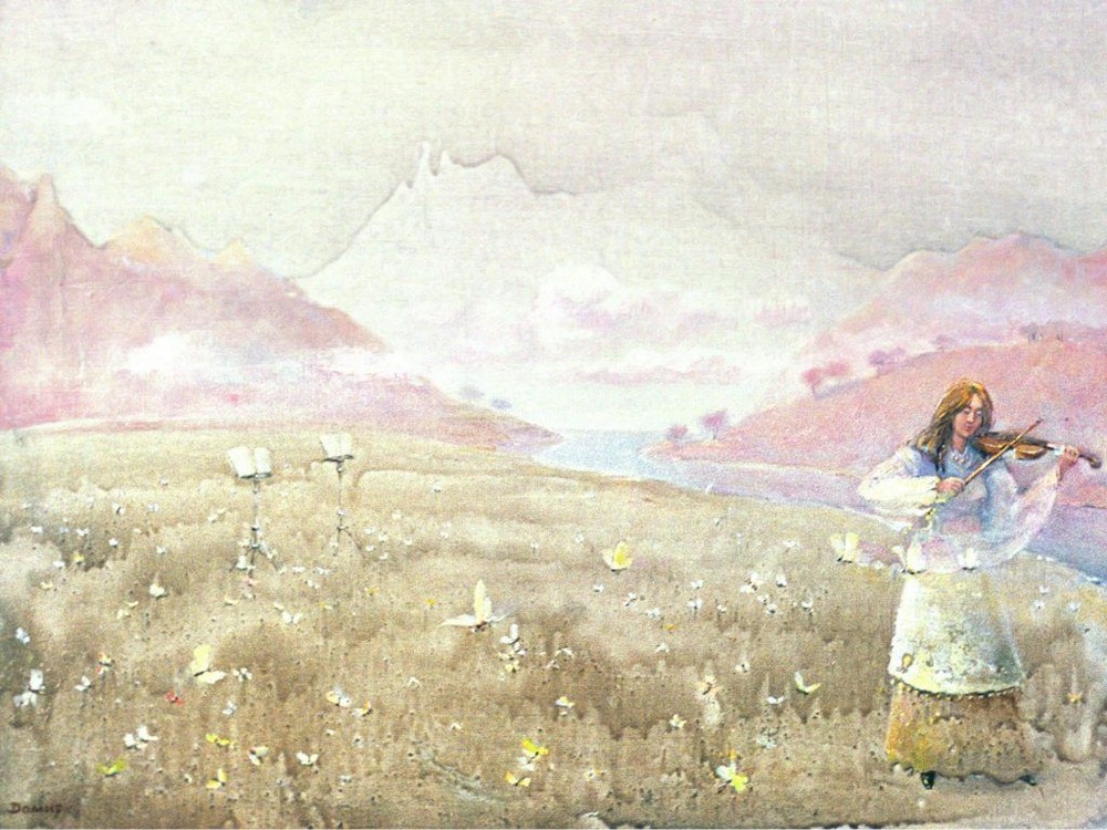 Melody, 1995. Canvas, oil. 50 x 70 cm.